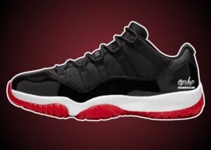 MJ’s Air Jordan 11 Low “Bred” PE Releases June 2025