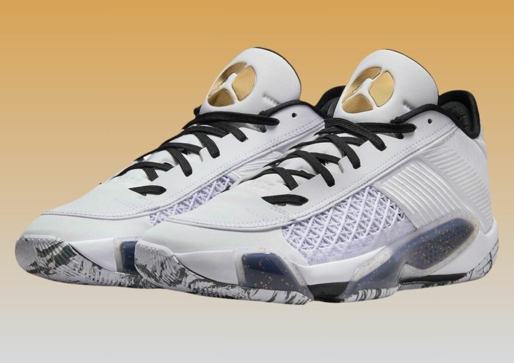 Air Jordan 38 Low White Metallic Gold FD2326-107