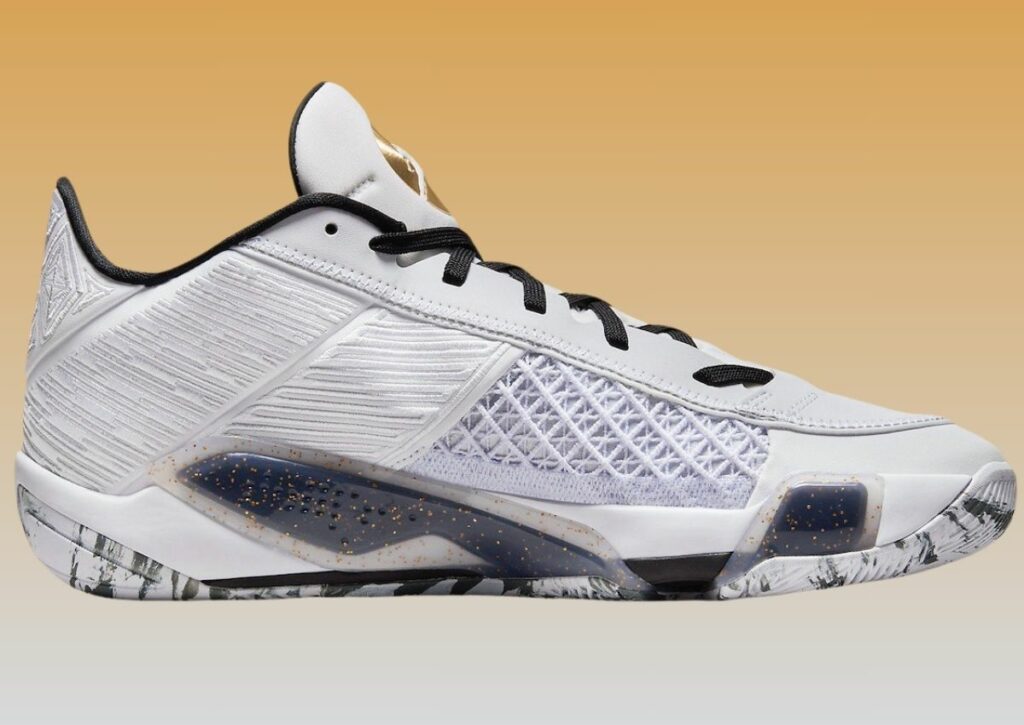 Air Jordan 38 Low White Metallic Gold FD2326-107